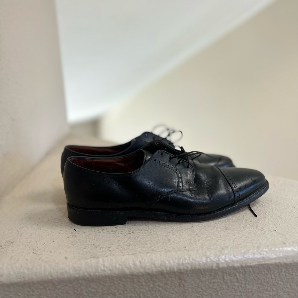 Allen Edmonds Clifton Cap Toe Dress Shoes Black Men’s 11.5 D Made In‎ USA